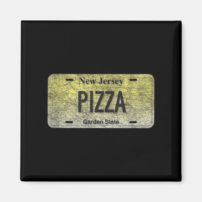 Aimant Funny Nj State Vanity License Plate Zza  (Devant)