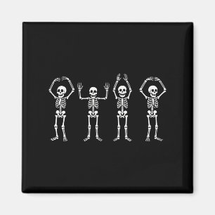 Aimant Funny O-h-i-o State Skeleton Ohio Hallowee Vintage
