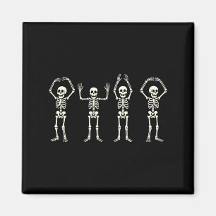 Aimant Funny O-h-i-o State Skeleton Ohio Hallowee Vintage