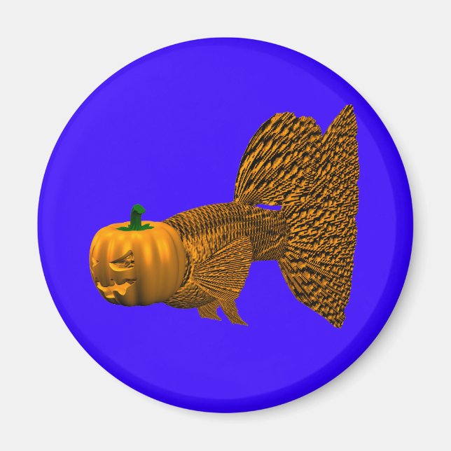 Aimant Funny Orange Guppy (Devant)