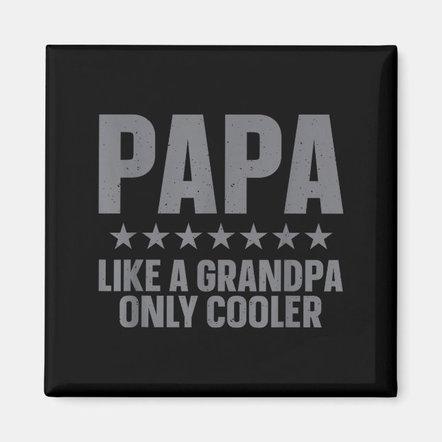 Aimant Funny Papa Art For Grandpa From Grandkids Father's (Devant)