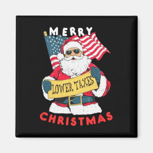 Aimant Funny Père Noël