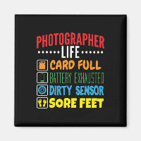 Funny Photographe Liste de contrôle de la vie