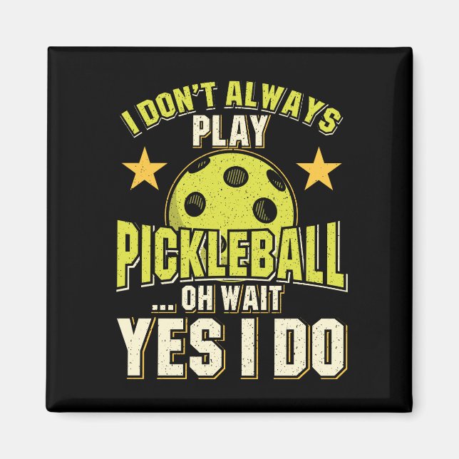 Aimant Funny Pickleball (Devant)