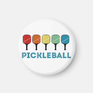 Aimant Funny Pickleball Retro Vintage