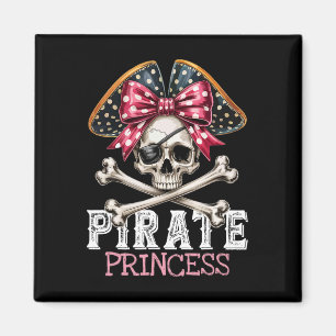 Aimant Funny Pirate Princesse Coquette Bow Halloween Cost