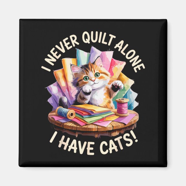Aimant Funny Quilting Art For Men Women Quilt Lover Sewin (Devant)