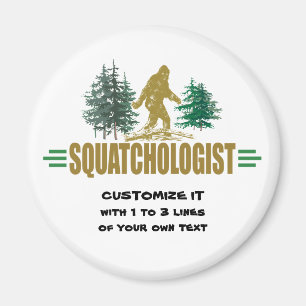 Aimant Funny Sasquatching