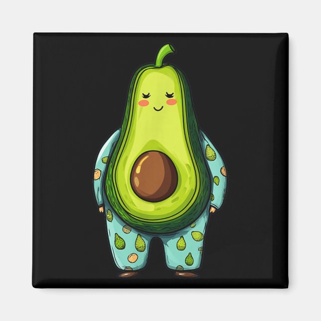 Aimant Funny Sleepy Avocado In Pajama Costume For Boys An (Devant)