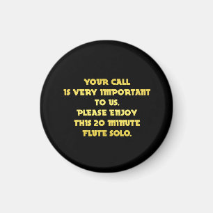 Aimant Funny Téléphone Service Clientèle Plaisanterie