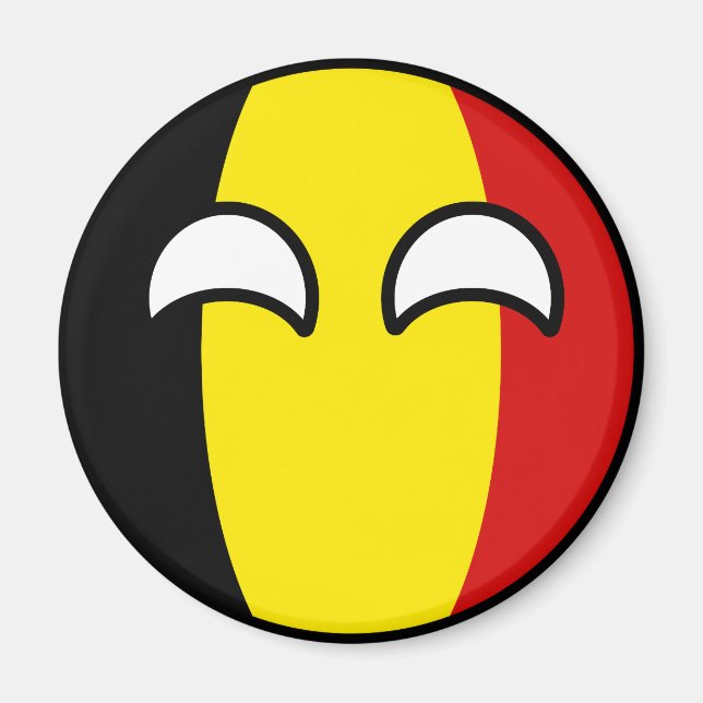 Aimant Funny Trending Geeky Belgium (Devant)