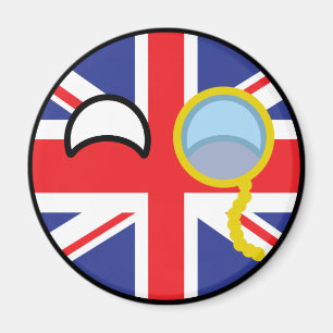 Aimant Funny Trending Geeky Royaume-Uni Countryball
