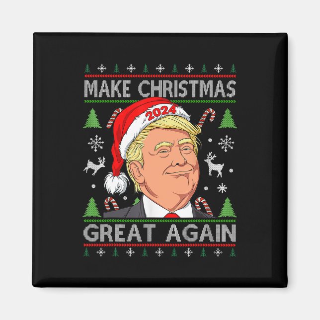 Aimant Funny Trump 2024 (Devant)