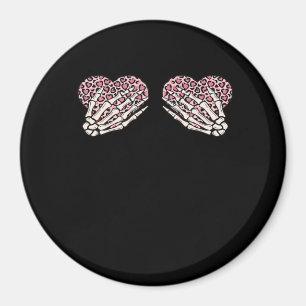 Aimant Funny Valentines Jour Squelette Mains Coeurs Fille