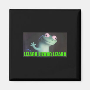 Aimant Funny Weirdcore Lizard Lizard Mème Animal W