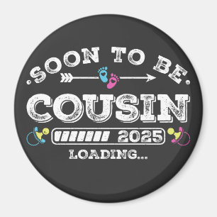 Aimant Futur cousin 2025 Cercle de chargement