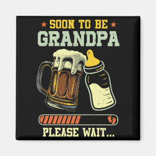 Aimant Futur Grand-Papa Été 2025 Annonce de Grossesse