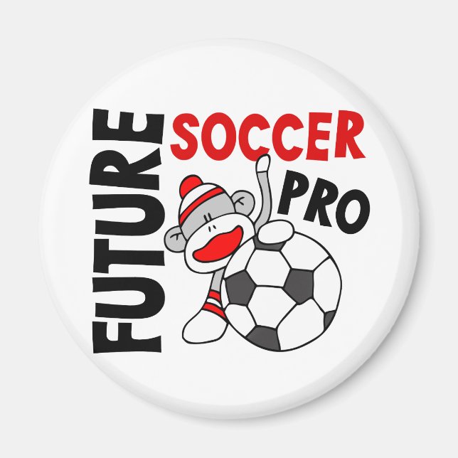 Aimant Futur Soccer Pro Sock Monkey (Devant)