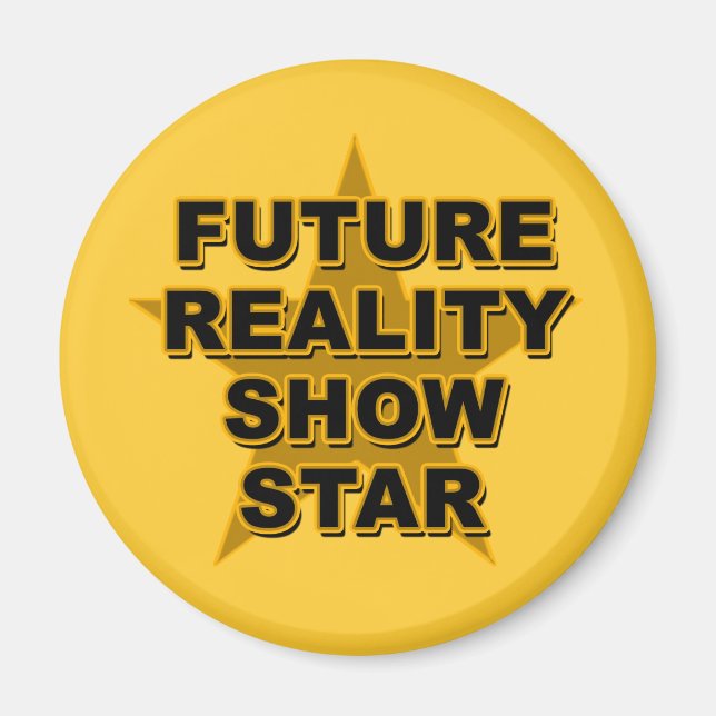 Aimant Future Reality Show T-shirts, cadeaux (Devant)