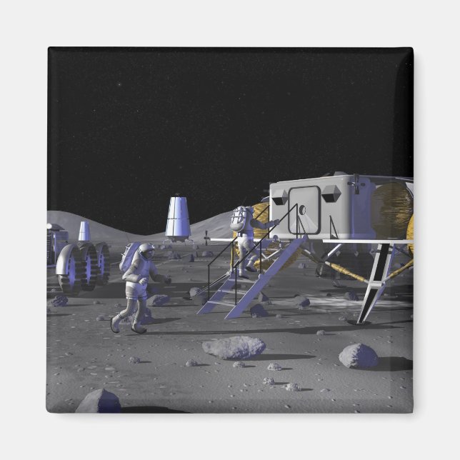 Aimant Futures missions d'exploration spatiale 13 (Devant)