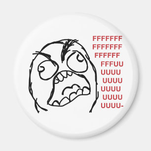 Aimant Fuuuu de fuuu de type de rage