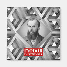 Fyodor Dostoevsky - Style géométrique élégant