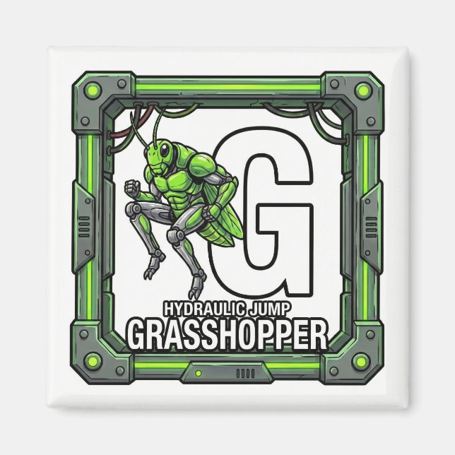 Aimant G is for Grasshopper – GTA Style ABC Learning (Devant)