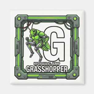 Aimant G pour Grasshopper – Apprentissage de l'alphabet f