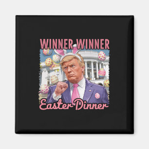 Aimant Gagnant Gagnant Déjeuner de Pâques Président Trump