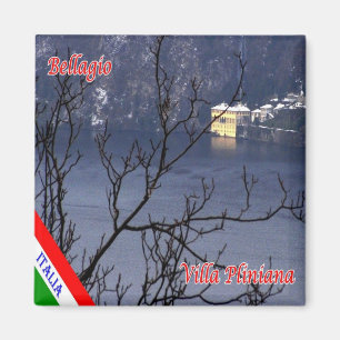 Aimant GAL009 BELLAGIO, Lac de Côme, Italie, Frigo