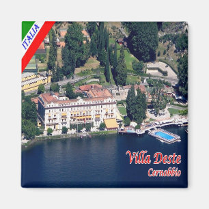 Aimant GAL027 CERNOBBIO, Lac de Côme, Italie, Frigo