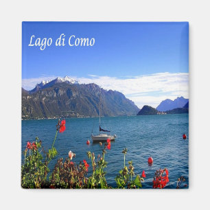 Aimant GAL066 LAKE COMO View, Italie, Frigo