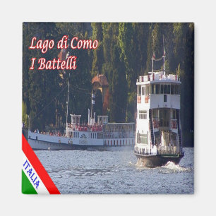 Aimant GAL118 LAC COMO, Bateaux, Italie, Réfrigérateur