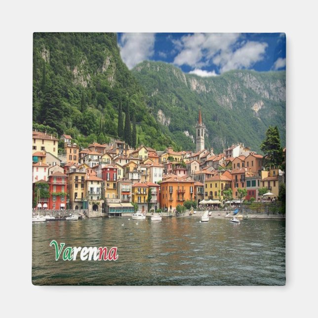 Aimant GAL132 VARENNA, Lac de Côme, Italie, Frigo (Devant)