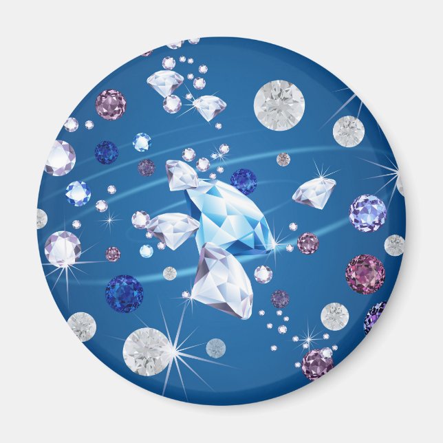 Aimant Galaxie de diamant 12 (Devant)