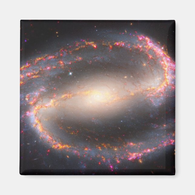 Aimant Galaxie Spirale Ngc 1300. (Devant)