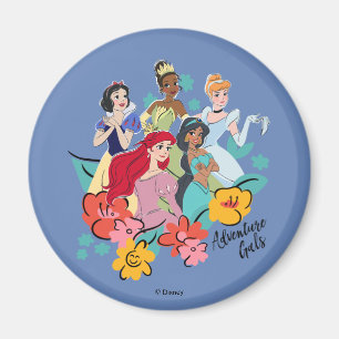 Aimant Gals d'aventure Disney Princess