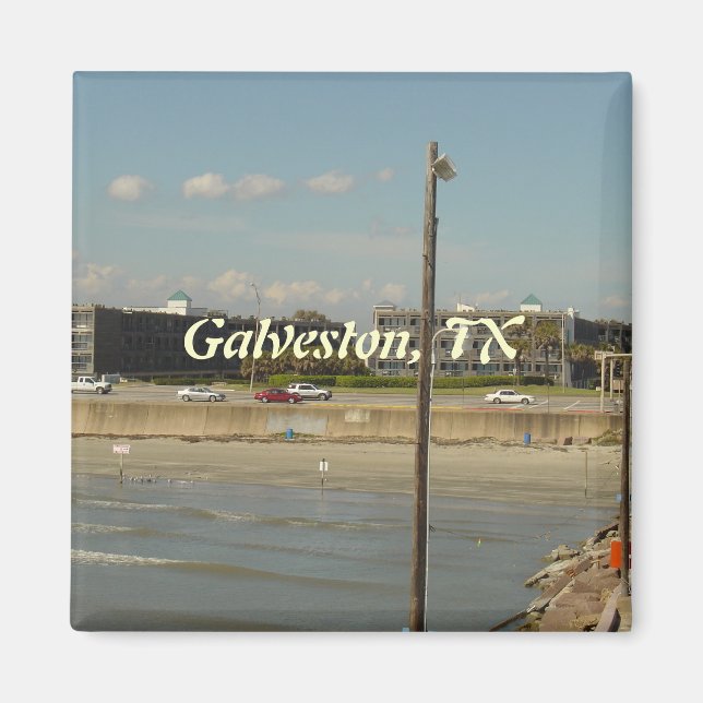 Aimant Galveston Island, Texas (Devant)