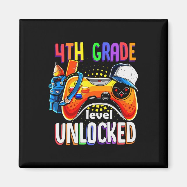 Aimant Gamer Ck À l'école Gamepad 4e niveau (Devant)