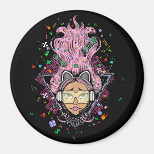 Aimant Gamer fille