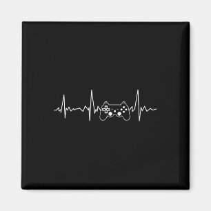 Aimant Gamer Heartbeat Funny Vidéo Jeu Cadeaux Garçons Ho