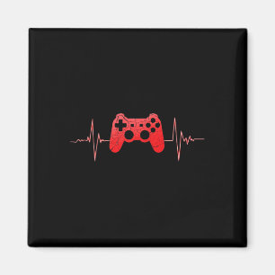 Aimant Gamer Heartbeat Pulse Video Game Controller Jeu