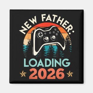 Aimant Gamer Papa Nouveau Père Chargement 2026 Futur Amus