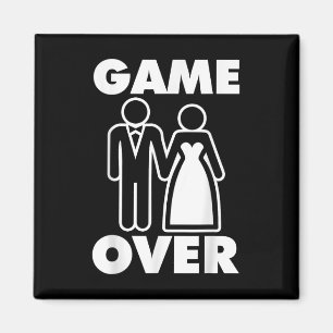 Aimant Gamer sur mariée Groom Drôle Mariage