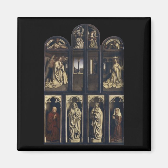 Aimant Gand Altarpiece, Hubert & Jan van Eyck (Devant)