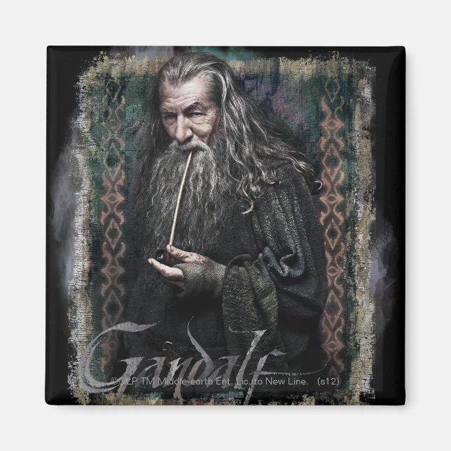 Aimant Gandalf Avec nom (Devant)