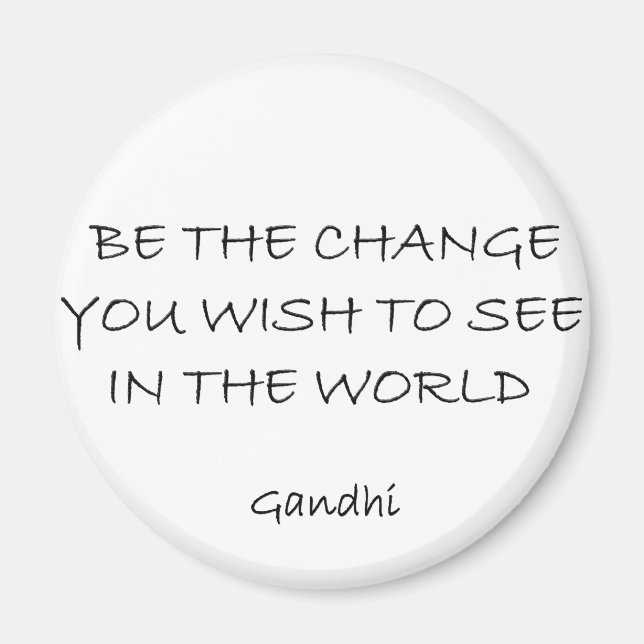 Aimant gandhi (Devant)