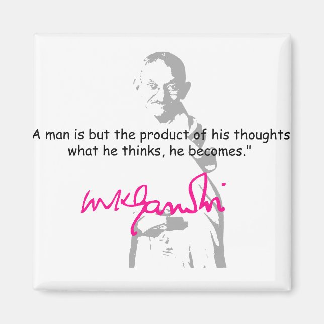 Aimant gandhi 2 (Devant)