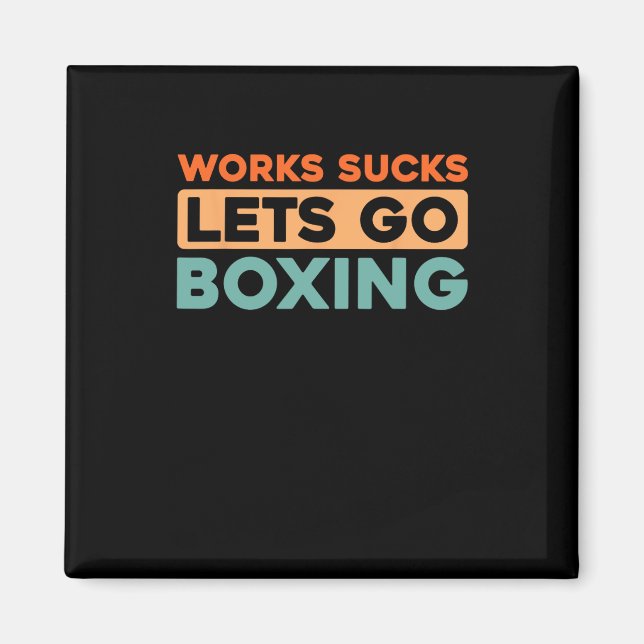 Aimant Gants de Boxe - Boxe de Combat Sparring  (Devant)