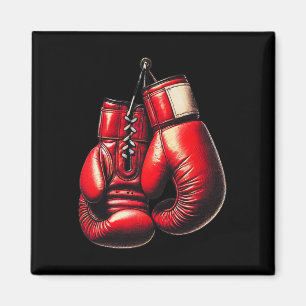 Aimant Gants de boxe Boxe rouge Boxer Sport Boxer Kickbox